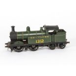 A Finescale O Gauge Ex-SE&CR 'H' class 0-4-4T Locomotive, possibly from a kit, reasonably well-