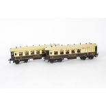A Pair of Hornby O Gauge No 2/3 'Pullman' Coaches, comprising saloon 'Zenobia' and brake/