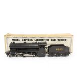 A Boxed Bassett-Lowke O Gauge Live Steam Spirit-fired 'Enterprise' 4-4-0 Locomotive and Tender,