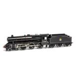 A Reproduction Bassett-Lowke O Gauge Clockwork LMS 'Black Five' Locomotive and Tender by Ludlows