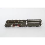 A JEP O Gauge 3-rail Streamlined SNCF 4-4-4 Locomotive and Tender, with 'Bass-Volt' S.59 motor, in