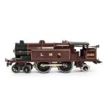 A Hornby O Gauge LMS No 2 Clockwork Special Tank Locomotive, a 4-4-2T in LMS crimson as no 2180 with