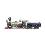 A 3½" Gauge Live Steam Coal-fired American 4-4-0 Locomotive, in beautifully embellished 'Midland