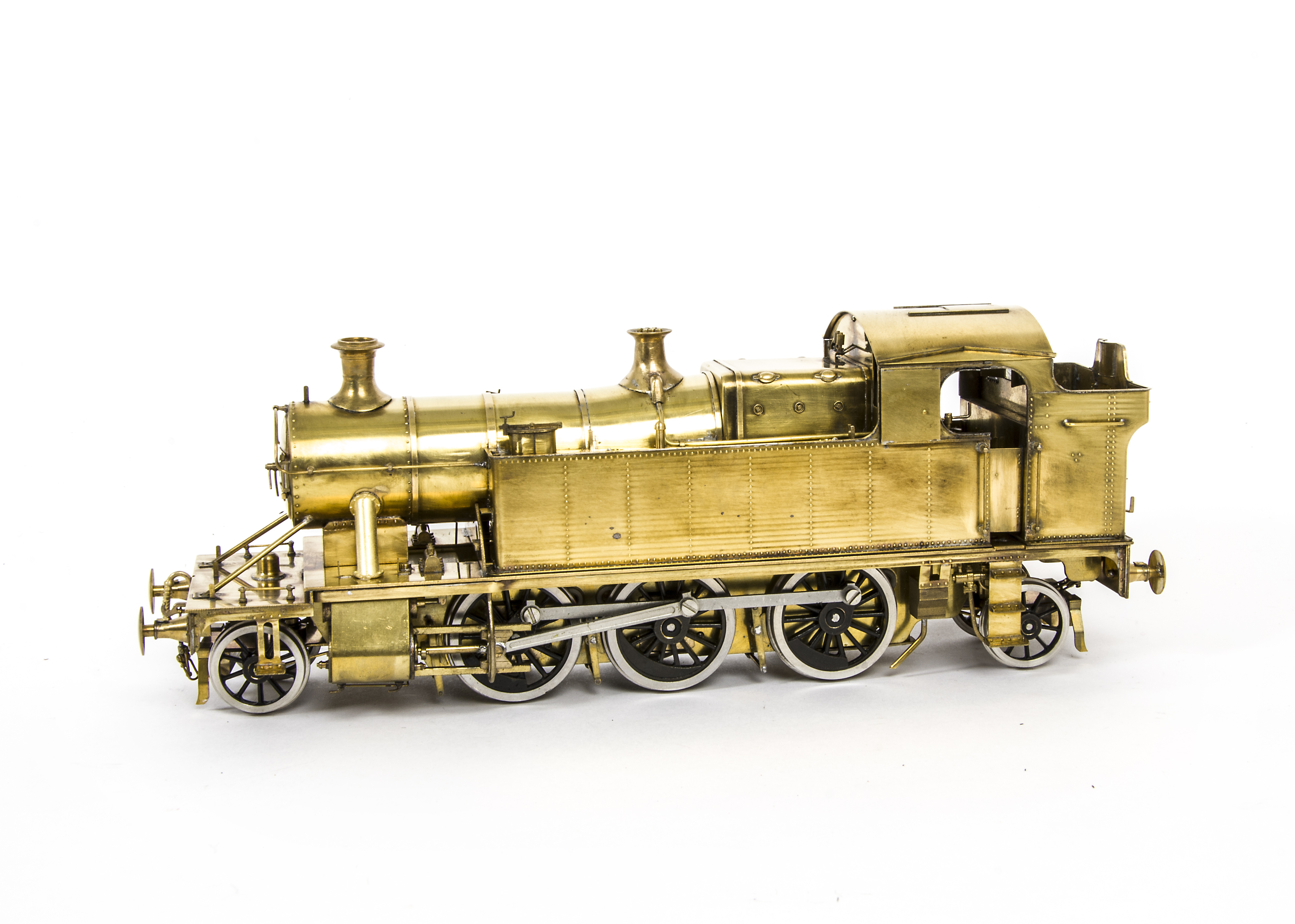 A Tower Models Japanese Brass Finescale O Gauge GWR 45xx Class 2-6-2 Tank Locomotive, made in