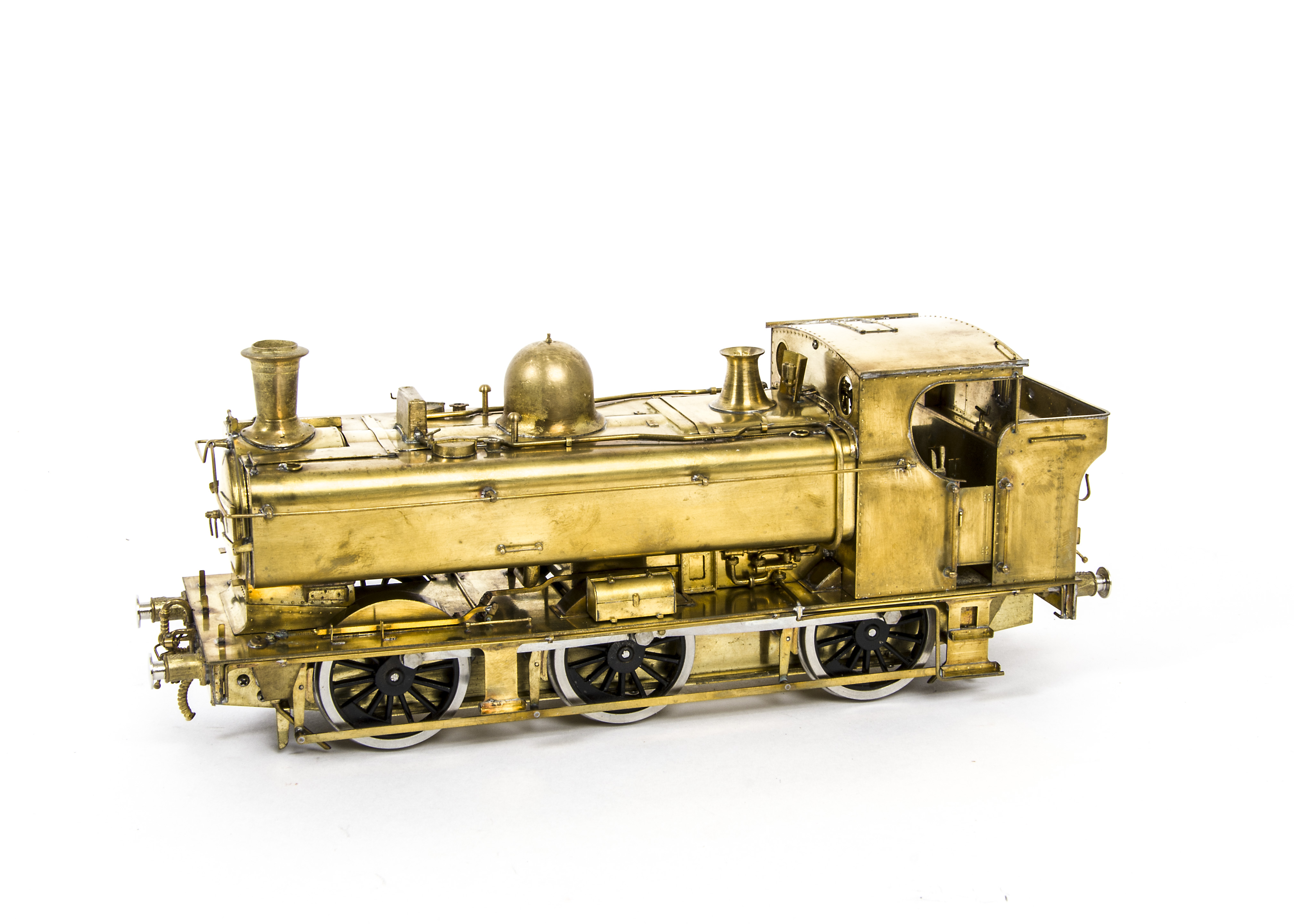 A Tower Models Japanese Brass Finescale O Gauge GWR 57xx Class 0-6-0 Pannier Tank Locomotive, with