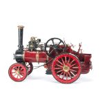 A 1" Scale Live Steam Coal-fired Traction Engine, with single cylinder, mechanical lubricator, 2-