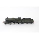 A Finescale Gauge 1 2-rail Kit-built GWR 'Mogul' Class 2-6-0 Locomotive and Tender, beautifully made