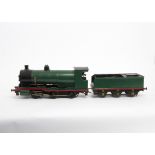 A 2½" Gauge Live Steam Coal-fired Freelance 0-6-0 Locomotive and Tender, a small-wheeled design,