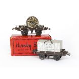 Hornby O Gauge Southern Railway Freight Stock, comprising red Hopper Wagon (T3 base, gold SR