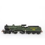 A Finescale O Gauge Southern Railway 'L1' class 4-4-0 Locomotive and Tender, nicely made of nickel-