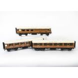An ACE Trains O Gauge 2/3-rail C/4 LNER Coach Set (A), the set comprising brake/3rd no 1516, 1st