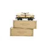 Three Darstaed O Gauge Bogie Tank Wagons, in individual boxes, comprising Power Ethyl (green),