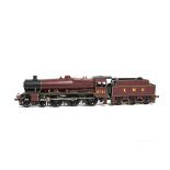 A Finescale O Gauge Kit-built LMS 'Jubilee' Class 4-6-0 Locomotive and Tender, nicely made up and