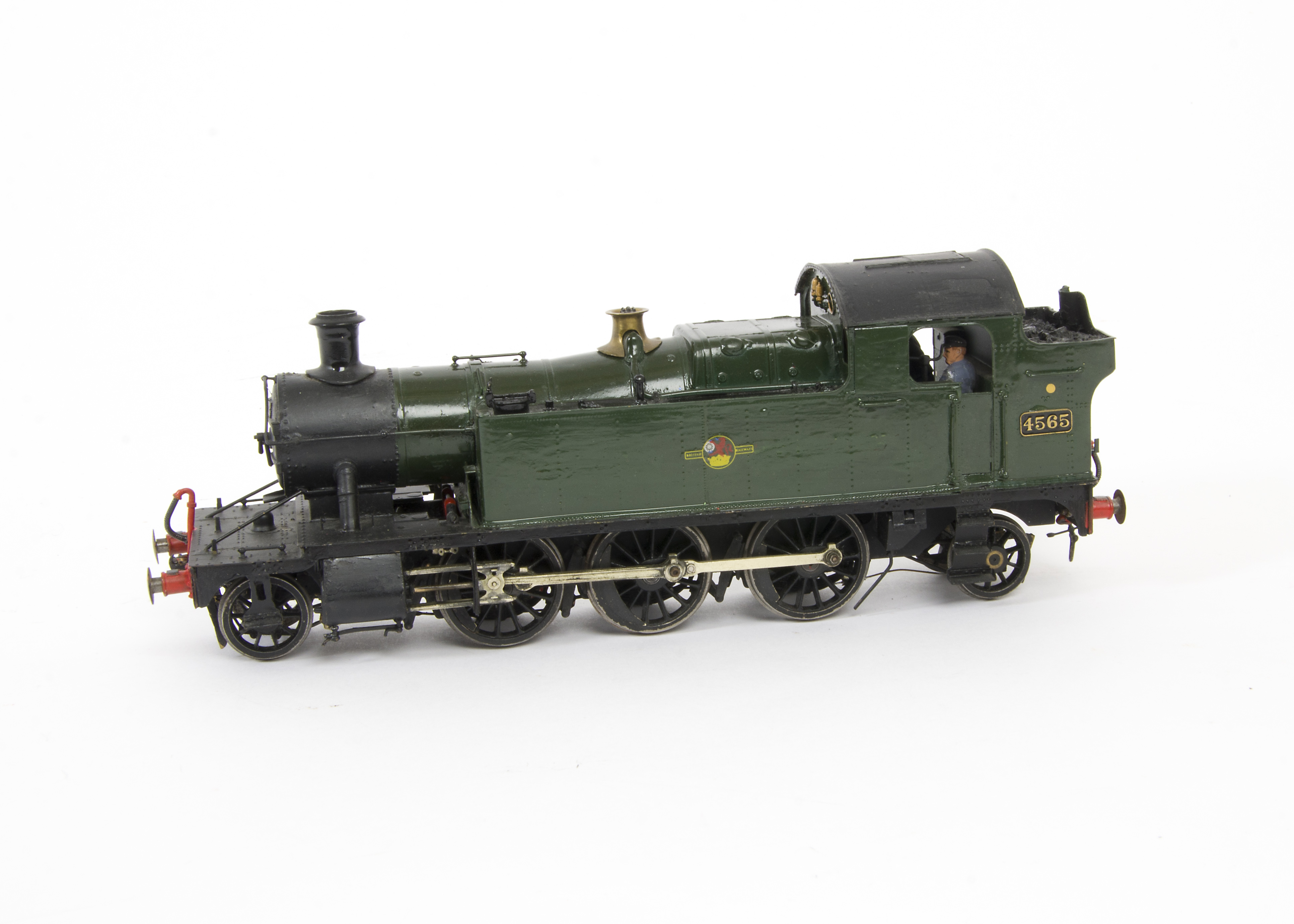 A Finescale O Gauge Kit-built Ex-GWR 45xx 'Small Prairie' Class 2-6-2 Tank Locomotive from Unknown