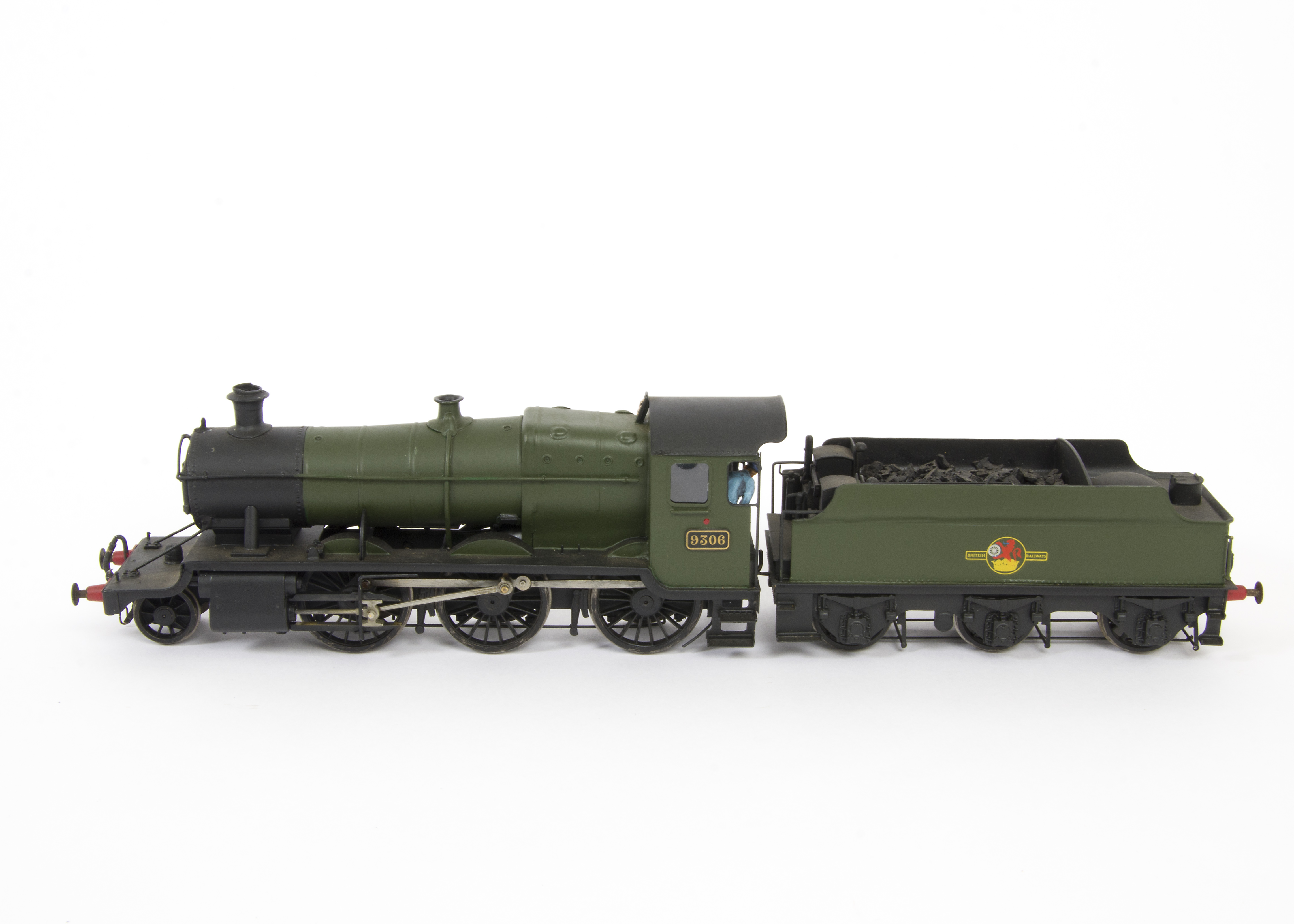 A Finescale O Gauge Kit-built Ex-GWR 63xx 'Collett Mogul' Class 2-6-0 Locomotive and Tender,