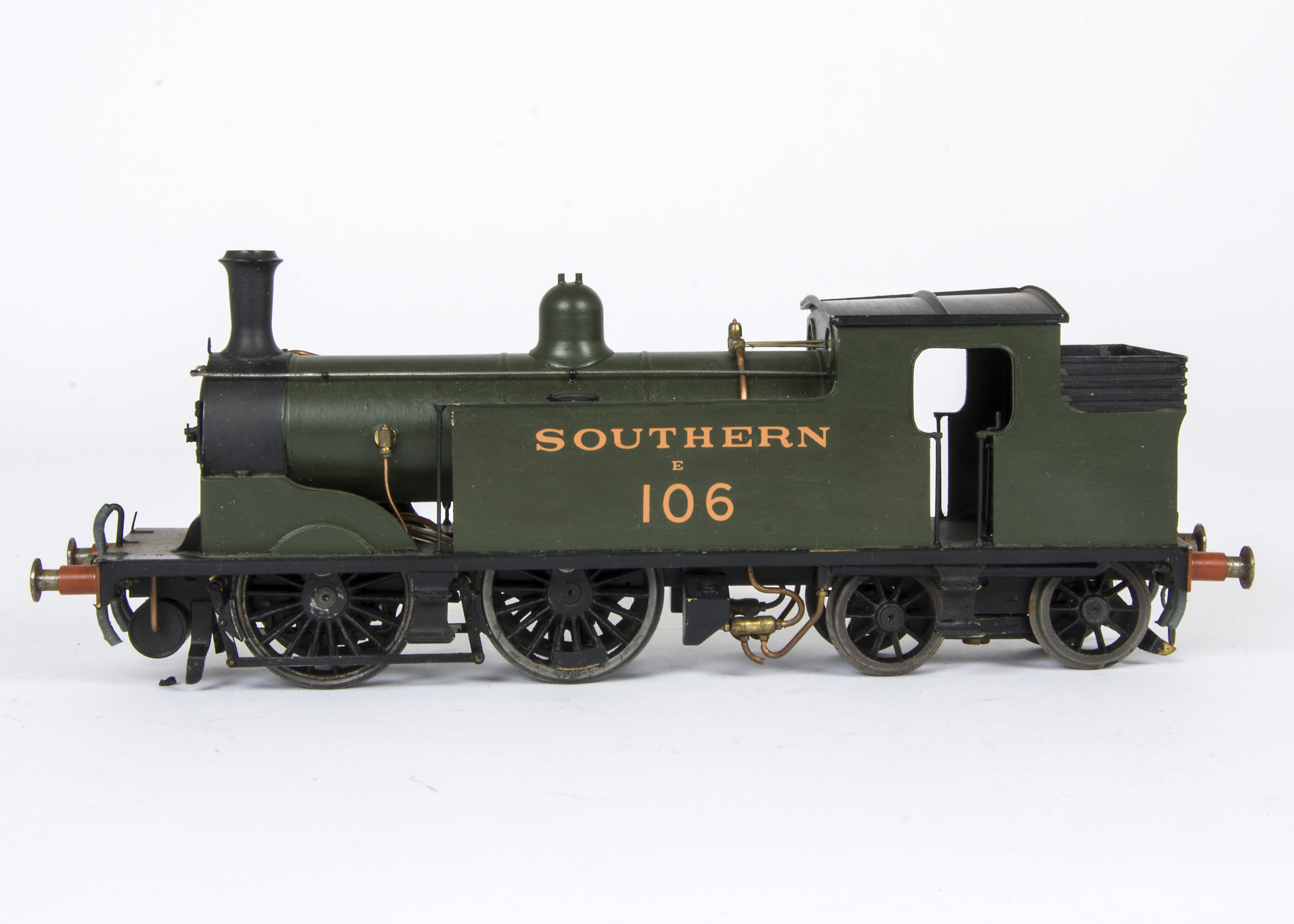 A Finescale O Gauge Ex-L&SWR 'M7' class 0-4-4T Locomotive, from a kit, reasonably well-finished in