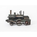 An Early 3½" Gauge Live Steam Spirit-fired 2-2-2 'Piddler' Locomotive, by unknown builder, with twin