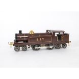 An ACE Trains O Gauge 3-rail 4-4-4T Locomotive, ref EES/2, in EST Railway (France) brown livery,