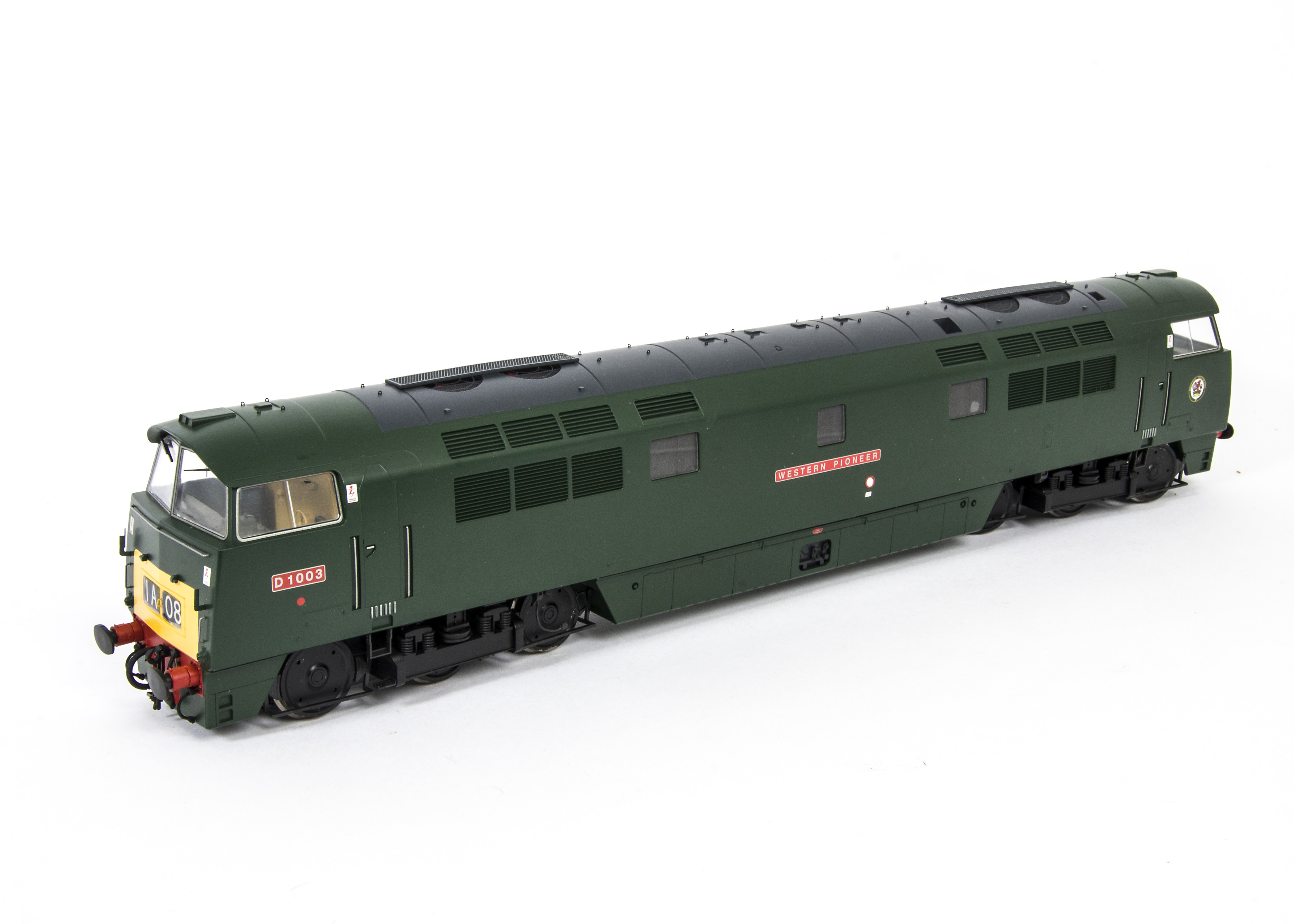 A Heljan Finescale O Gauge BR (WR) 'Western' Class Diesel Locomotive, ref 52801, in BR green with