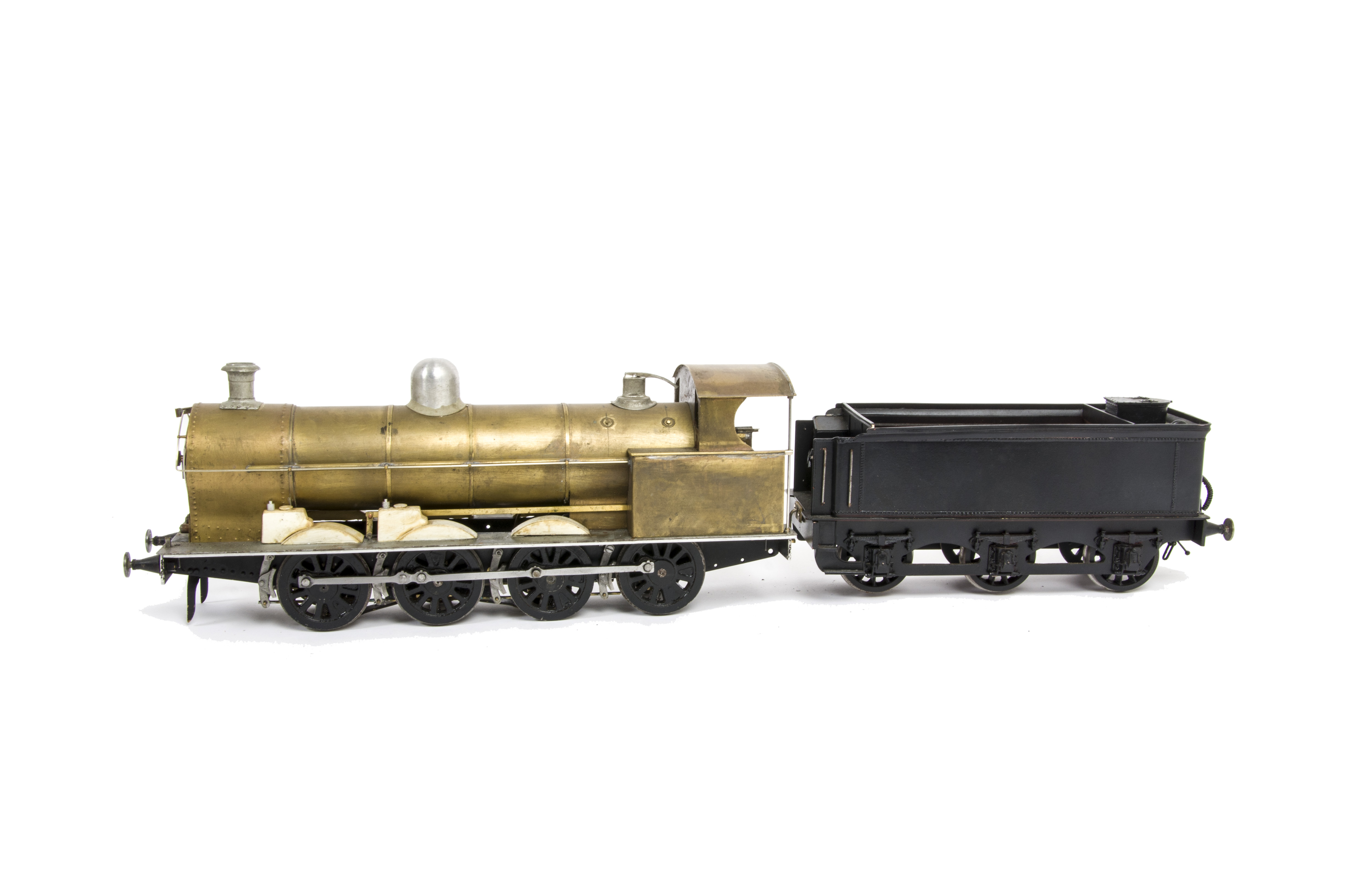 A Scratchbuilt Gauge 1 3-rail Electric LNWR 'G' Class 0-8-0 Locomotive and Tender, finely built