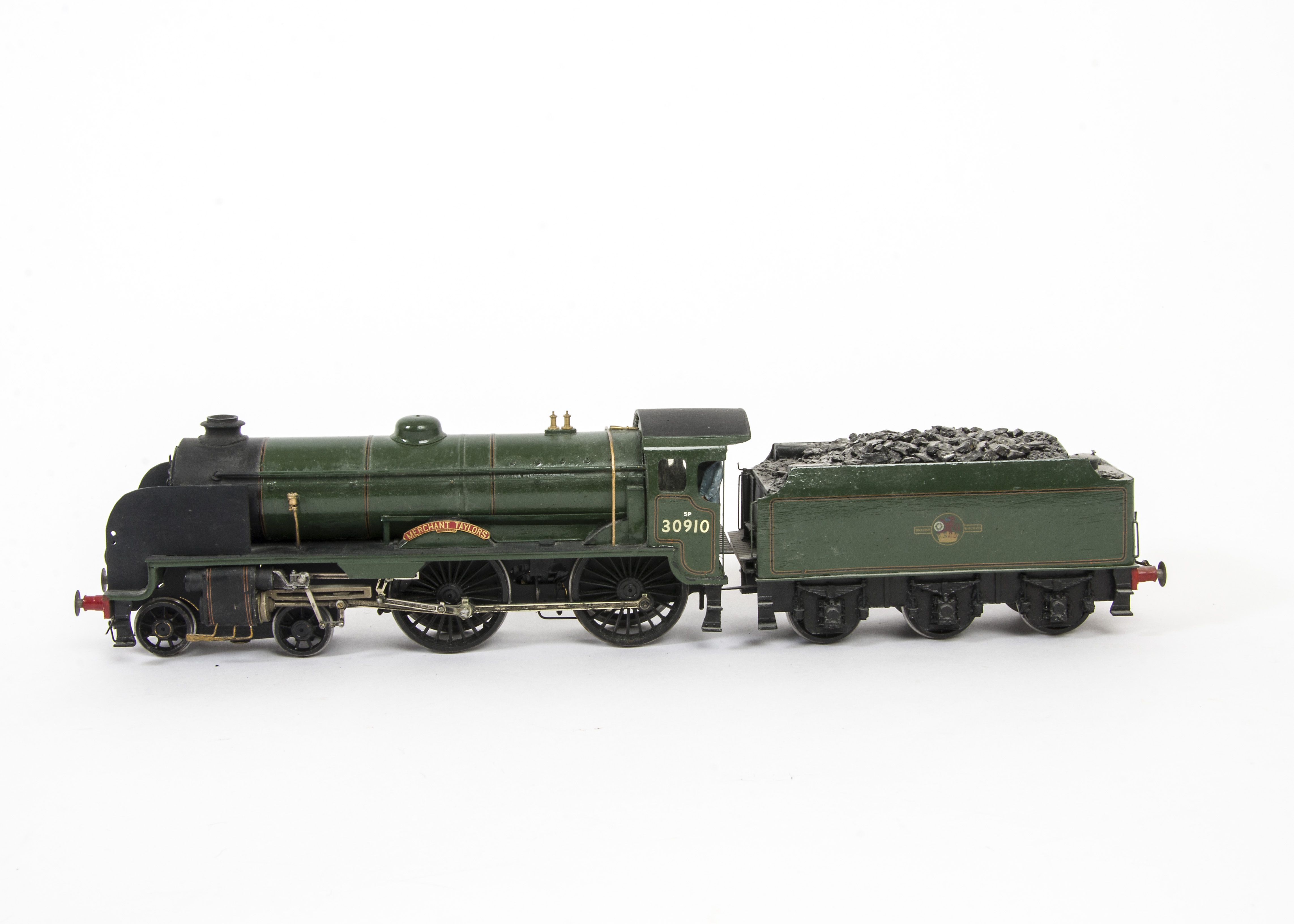 A Finescale O Gauge Kit-built Ex-SR 'V' Class 'Schools' 4-4-0 Locomotive and Tender, reasonably