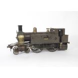 A Rare 3¼" Gauge Live Steam Spirit-fired 4-4-0 Tank Locomotive by Stevens's Model Dockyard, a