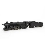 An Aristocraft G Scale Live Steam Gas-fired American 'Mikado' 2-8-2 Locomotive Tender and Control