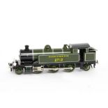 A Darstaed O Gauge 3-rail Electric Southern Railway 2-6-2 Tank Locomotive, in SR green livery as