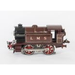 A Hornby O Gauge No E120 LMS Tank Locomotive, in enamelled LMS crimson as no 2115, with serif