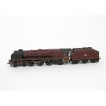 A Finescale O Gauge Kit-built Ex-LMS Class 8P 'Duchess' 4-6-2 Locomotive and Tender from Unknown