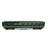 An Exley O Gauge Southern Railway Brake/3rd Coach, in SR green as no 8646, with interior
