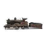 A Substantially Incomplete Bing Gauge III (2½") Midland Railway Live Steam 4-4-0 Locomotive and