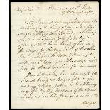 St. Christopher Early Letters 1762 (27 Mar.) three page letter from James Campbell to John Camp...