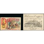 Collections and Ranges 1889-1960 collection of over 110 alcohol advertising covers and cards,