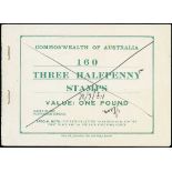 Australian Booklets Please note that the Brusden White "catalogue prices for pre-1928 booklets...