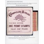 Australian Booklets Please note that the Brusden White "catalogue prices for pre-1928 booklets...