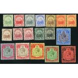 Bermuda 1910-25 Ship set ½d. to 1/- fine mint, and 2/- to £1 set of six (10/- wmk. Script), fi...