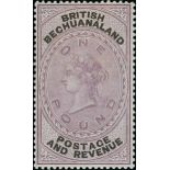 Bechuanaland 1888 £1 lilac and black, fine mint with minor horizontal crease. S.G. 20,