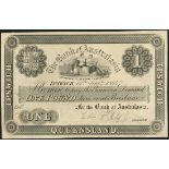 Bank of Australasia, a Perkins Bacon proof for a £1, Ipswich, 12 September 1865, (Vort-Ronald t...