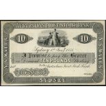 Australian Joint Stock Bank, a Perkins Bacon proof £10, Sydney, 1 January 1876, (Vort-Ronald ty...