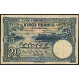 Banque du Congo Belge, 10 francs (3), 20 francs (5), 50 francs, 1941-1951, (TBB B211 B212 B214...