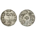 Viking Kingdom of York, St Peter, Phase II (c. 905-15), Halfpenny, 0.48g, sc pe / tr nc, in two...
