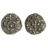 Early Anglo-Saxon England, continental phase (c. 695-740), silver Sceat, Series D, standard typ...