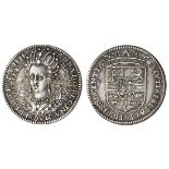 Queen Anne, Coronation, 1603, silver medal, anna. d . g'. regina. mag; brit: fr: et. hib; filia...