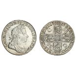 George I (1714-27), Shilling, 1723, first laureate, draped and cuirassed bust right, rev. crown...