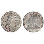 James II (1685-88), Coronation, 1685, silver medal by J. Roettier, iacobvs ii d g ang sco fr et...