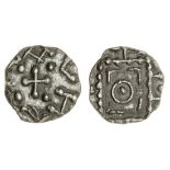 Early Anglo-Saxon England, continental phase (c. 695-740), silver Sceat, Series D, standard typ...