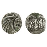 Early Anglo-Saxon England, continental phase (c. 695-740), silver Sceat, Series E, variety A, 1...