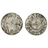 Cnut (1016-35), Penny, short cross type, Thetford, Brunstan, 1.08g, diademed head left, sceptre...