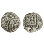 Early Anglo-Saxon England, continental phase (c. 695-740), silver Sceat, Series E, variety A, 0...